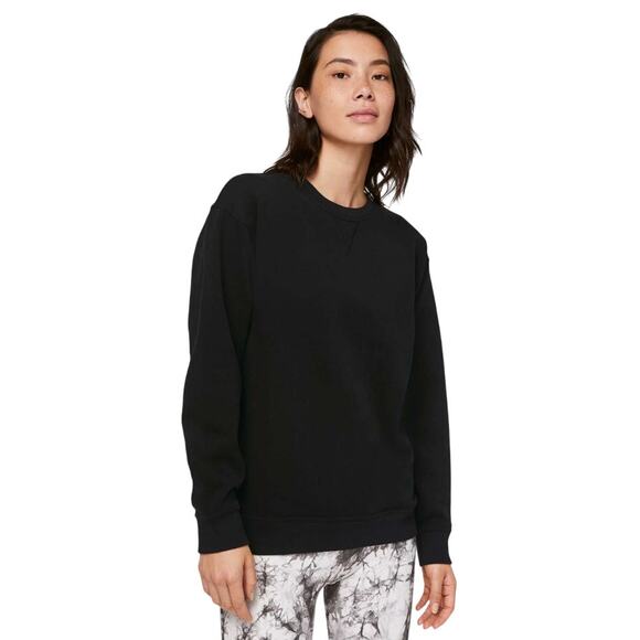 LULULEMON All Yours Crewneck Black Size 8 NWT* - Picture 2 of 8